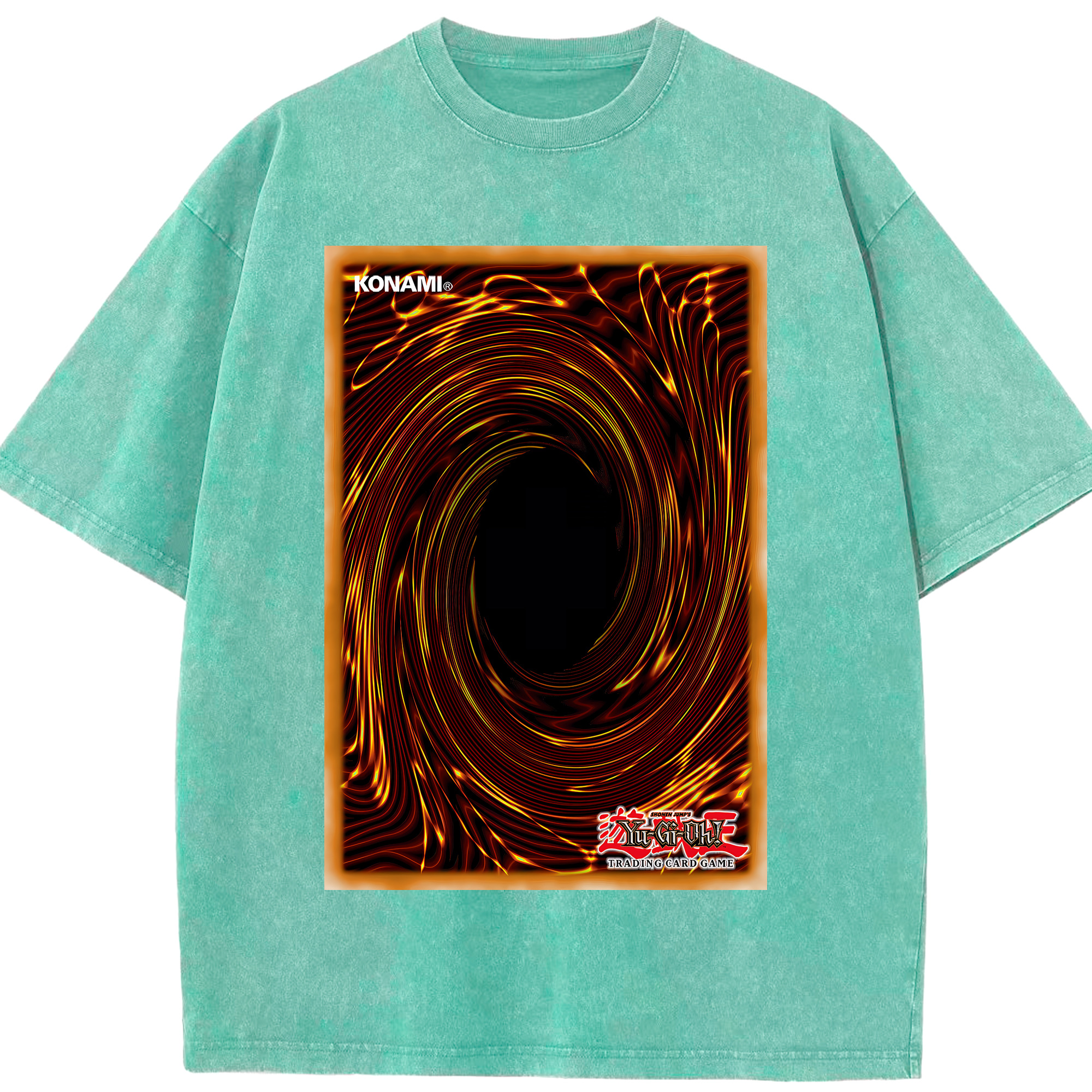 （画像用） 遊☆戯☆王 Yu-Gi-Oh! 綿100% ヴィンテージ風 半袖Tシャツ（フロントプリント）